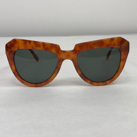 KOMONO Stella Caramel Demi Sunglasses NEW CAT EYE - Picture 6 of 10
